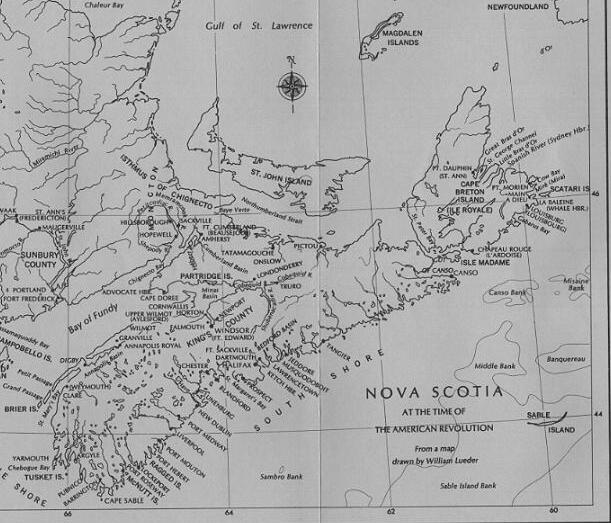 the Nova Scotian shores of