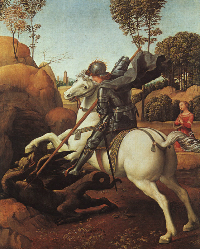 Raphael's St. George and the Dragon