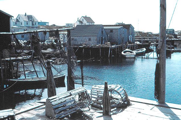 Wharf At Peggy's Cove, 1965.jpg