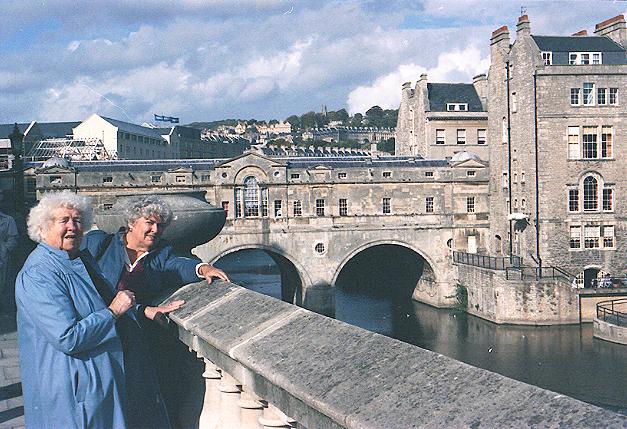 Aggie & Lila, Bath, England, 1989